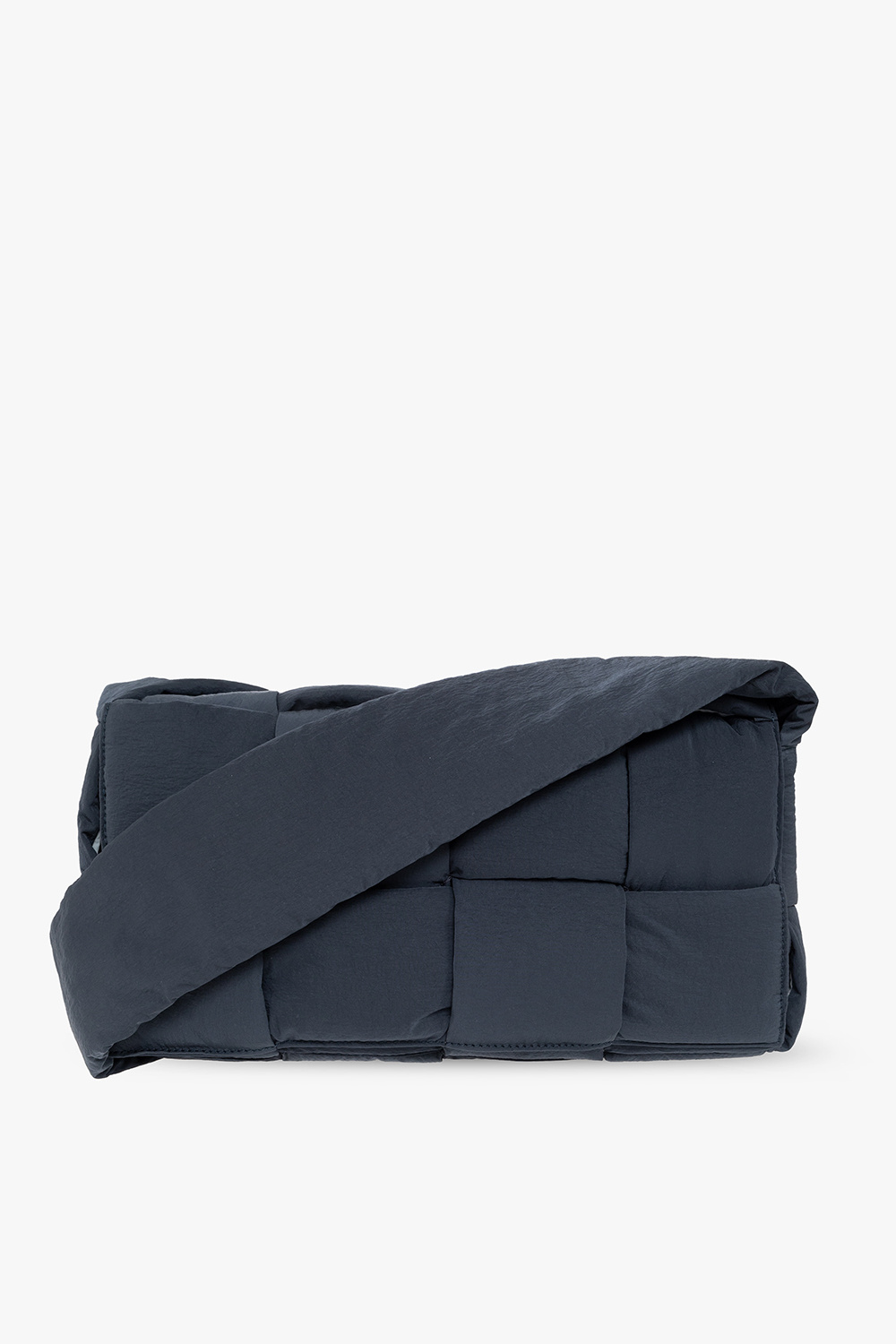 Navy blue 'Padded Tech Cassette Medium' shoulder bag Bottega 